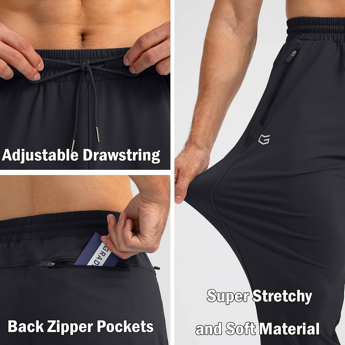 Premium Tapered Performance Athletic Joggers